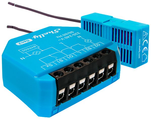 EB-RF-Schaltaktor Shelly 2L Gen3 Bt/Wi-Fi 2-Kan 110…240V 2×DI