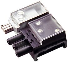 Flachkabel-Anschlussdose Woertz Combi mit Buchse 3P L3 + Bus