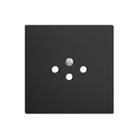 Frontplatte EDIZIOdue T12 schwarz mit Shutter