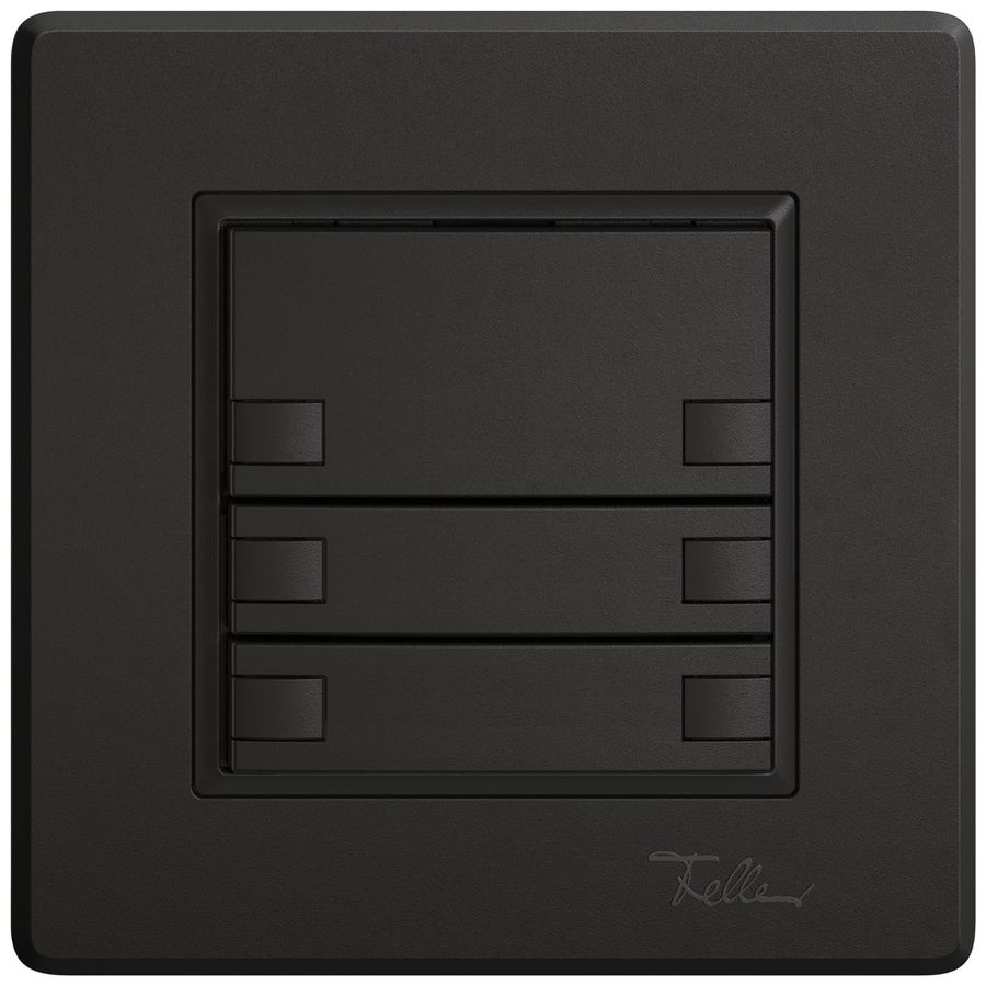 UP-Universaltaster EDIZIO.liv UNI SNAPFIX® o.LED 3× 2-Tbed.sz