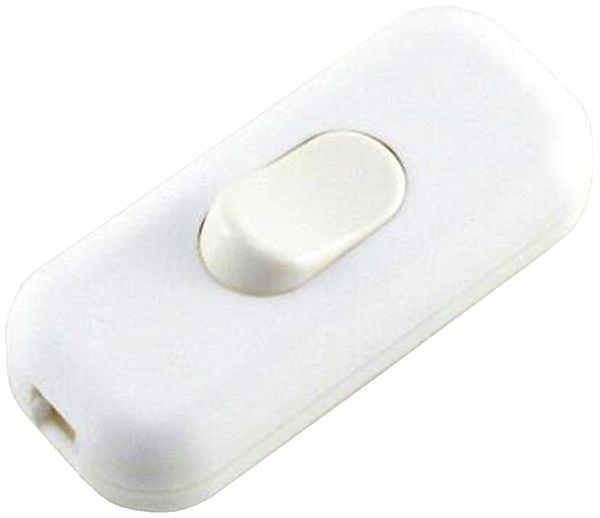 Interruttore di cordone Elektrogros per cavo piatto, bianco