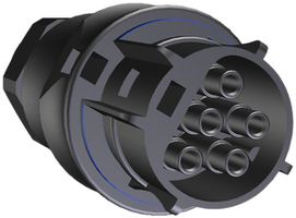 Buchsenteil Wieland 1.5…4mm² 5L, Leitungs-Ø6…10mm, schwarz