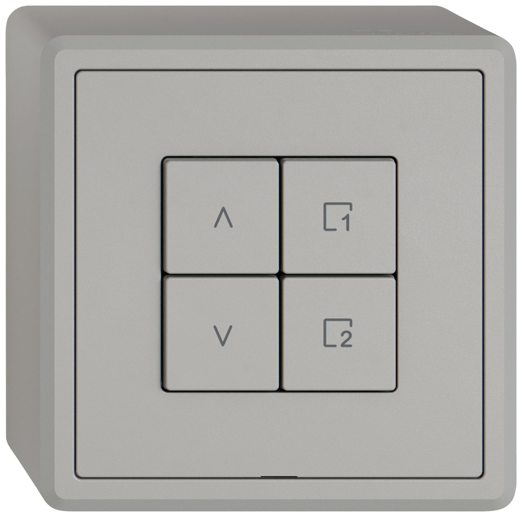 Interrupteur stores AP EDIZIO.liv Wiser SNAPFIX® 1 scène 4 touches grc