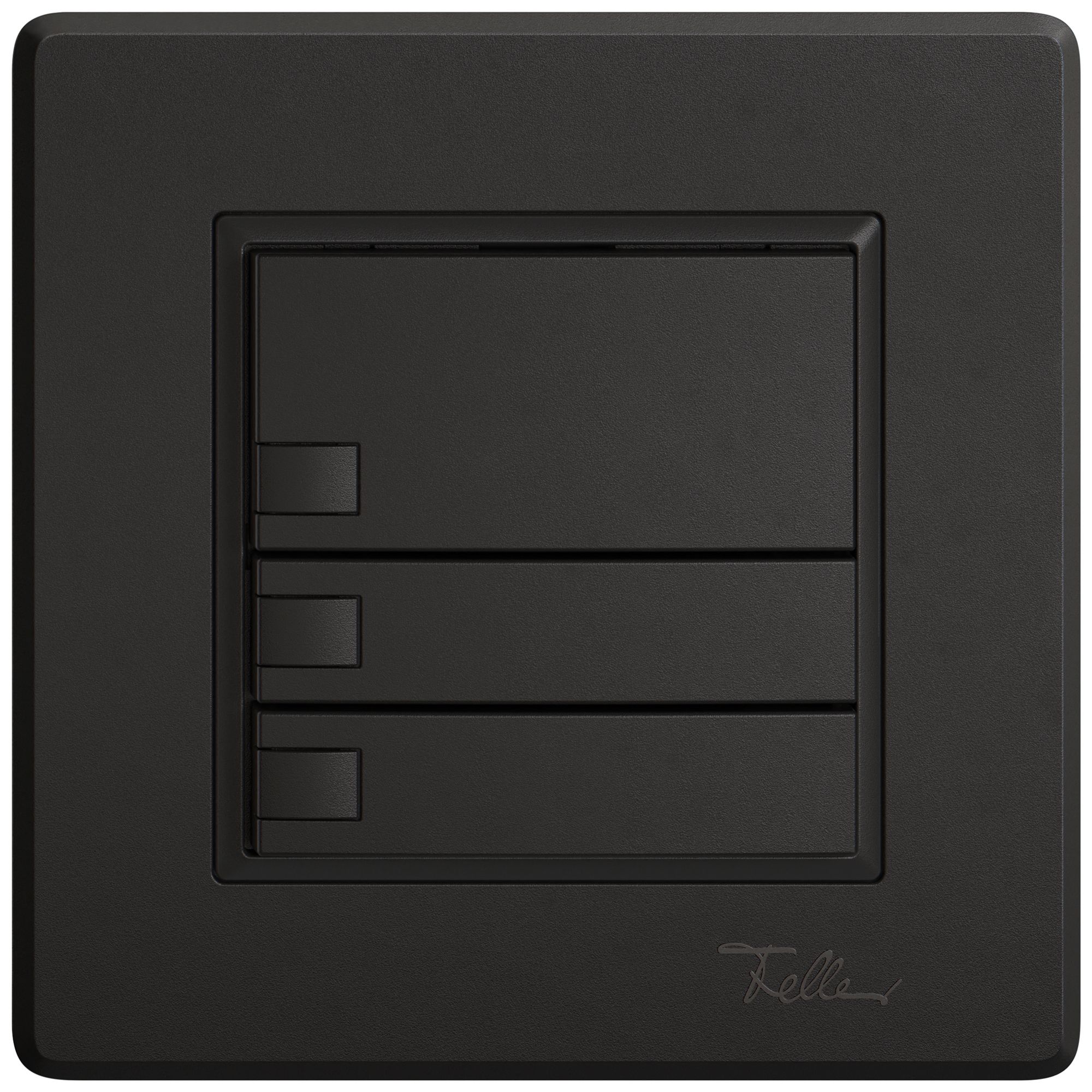 UP-Universaltaster EDIZIO.liv UNI SNAPFIX® o.LED 3× 1-Tbed.sz