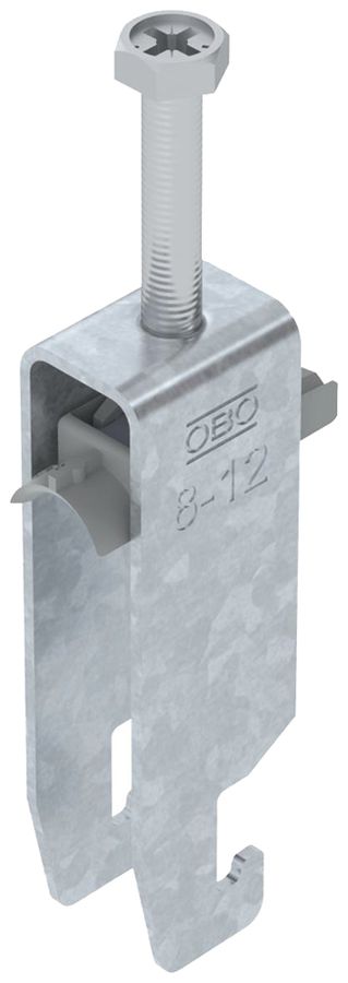 Fixation rapide BET 2056 pied à U mat.synthétique 8…12mm 3×câble acier Zn-ch-im