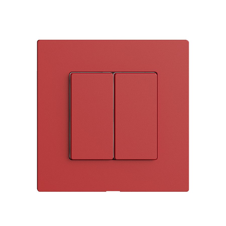 Bedienaufsatz zu Druckschalter 2K/2T Edue Wiser berry