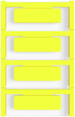 Marcatore per apparecchi Weidmüller MultiCard CC autoadesiva 15×49mm PA66 giallo