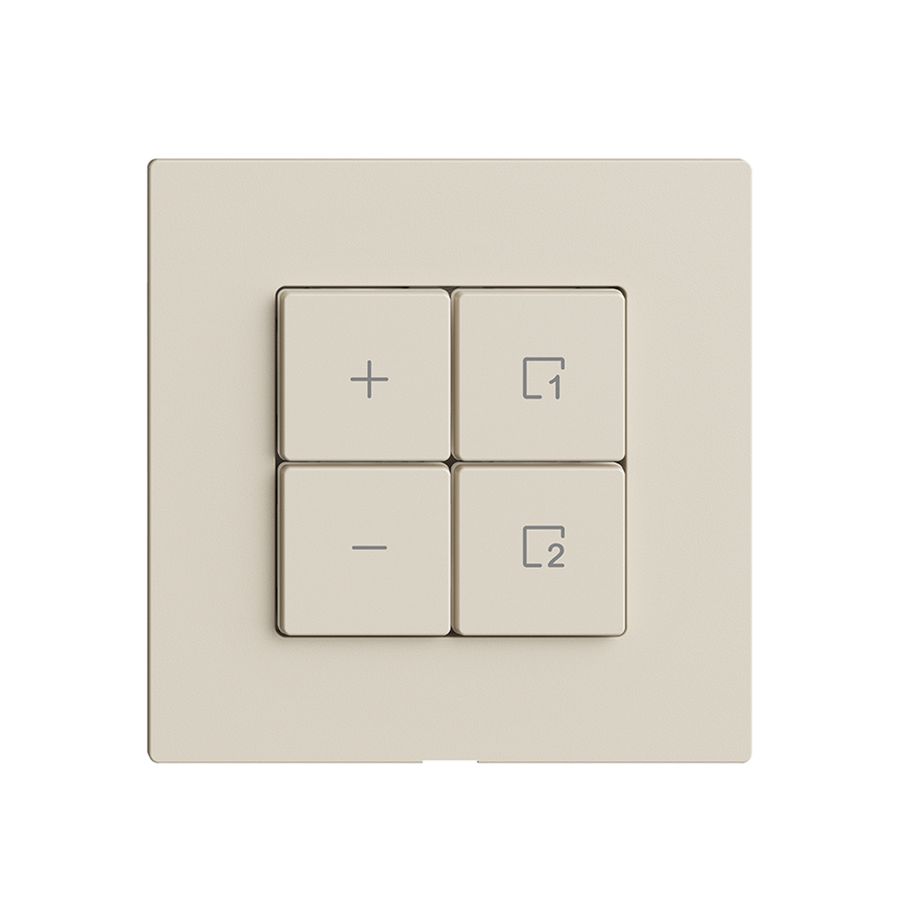 Dimmer Uni-LED 1K/4T Szene Edue Wiser crema