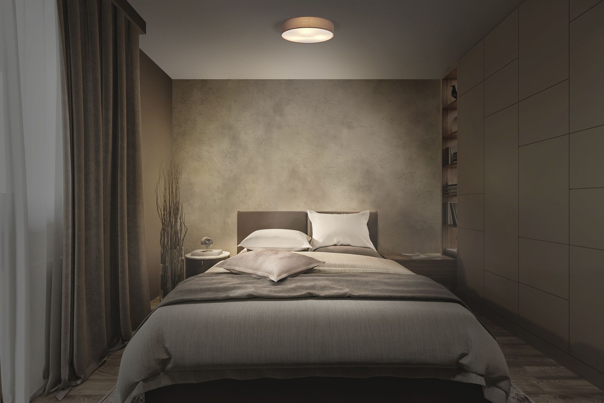 Deckenleuchte LEDVANCE ORBIS PARIS E27 2×0…25W 400mm braun