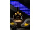 LED-Lampe SLV Floating Globe E27 6W 1900K DIM mattiert Rauch schwarz Ø200×230mm