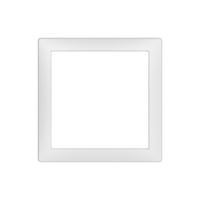 Placca frontale AP SIDUS 75×75mm bianco