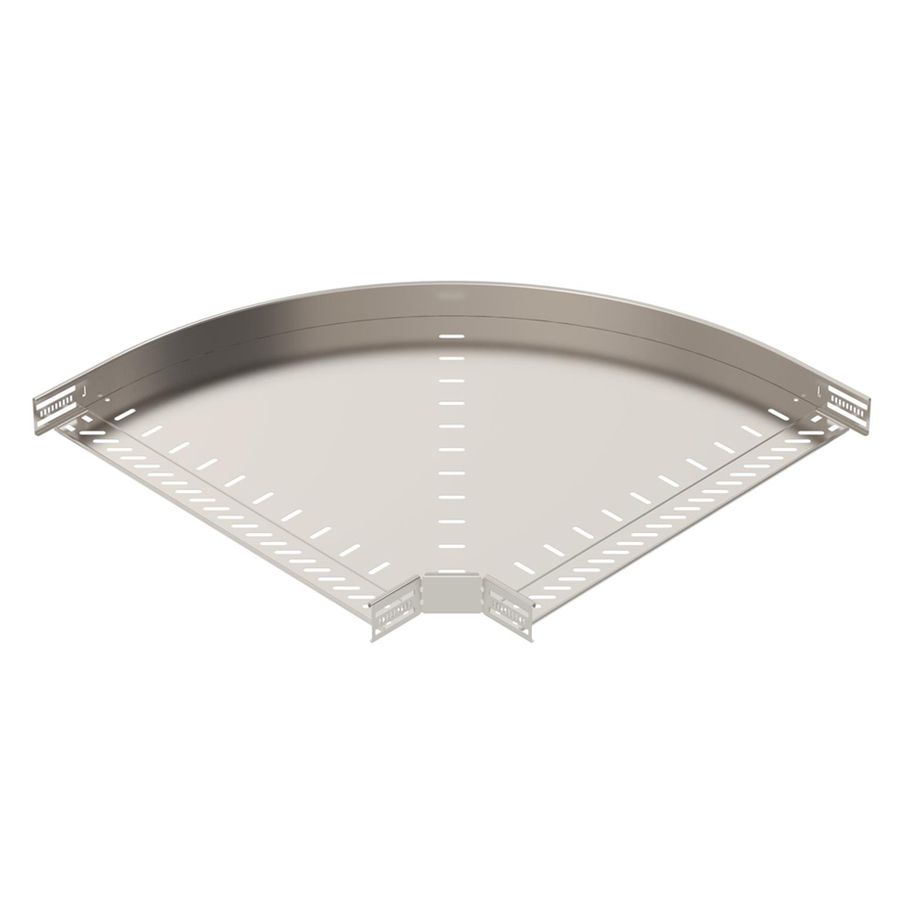 Coude BET RB 90° 60×600mm acier fin A2 brut