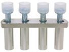 Querverbindung Woertz 81541/4, 4L, zu Reihenklemmen Serie 3452/16, 3304