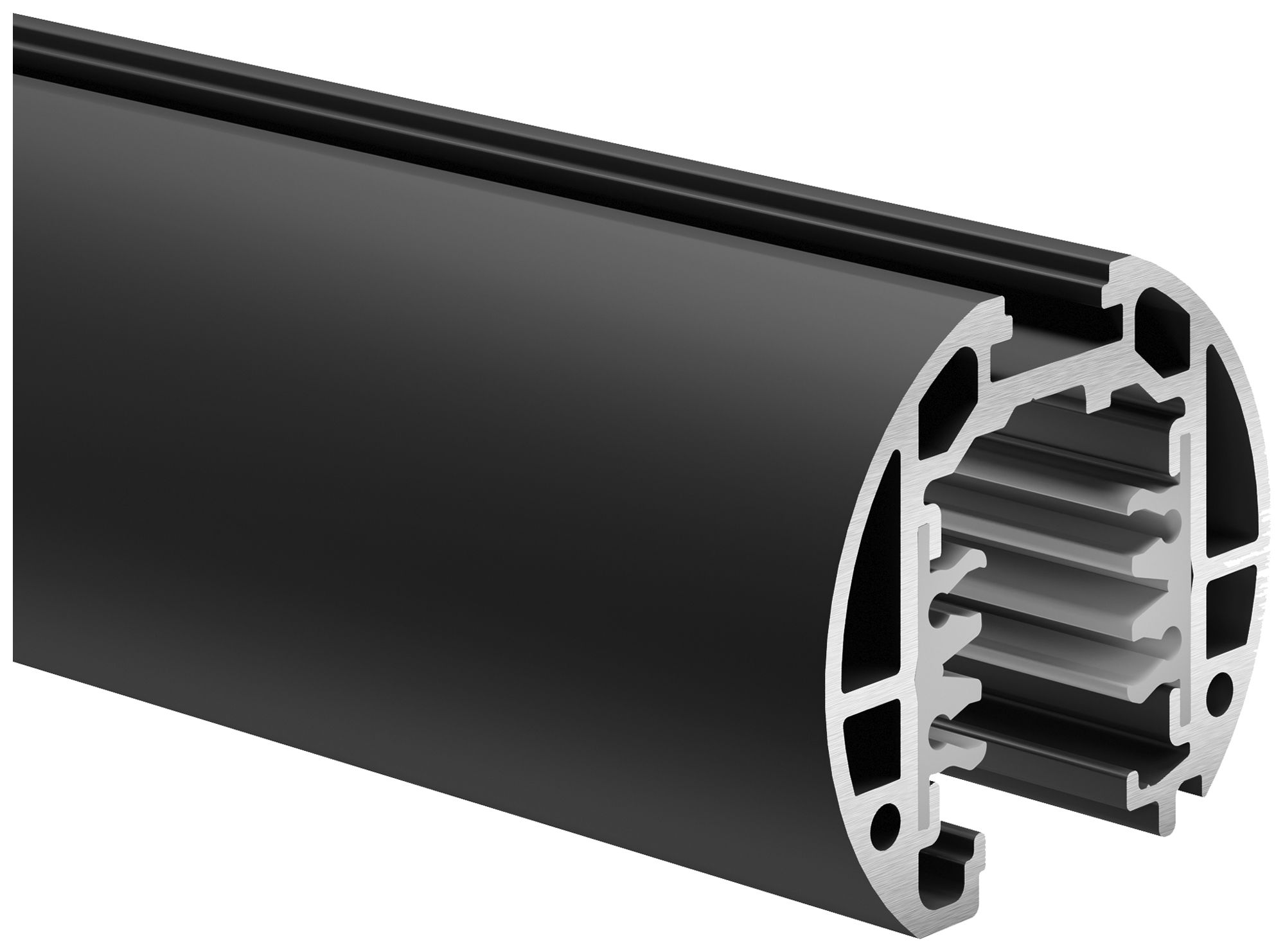 AP-Stromschiene Sylvania Lytespan ROUND 220…240V 3-Phasen DALI Al 3m schwarz