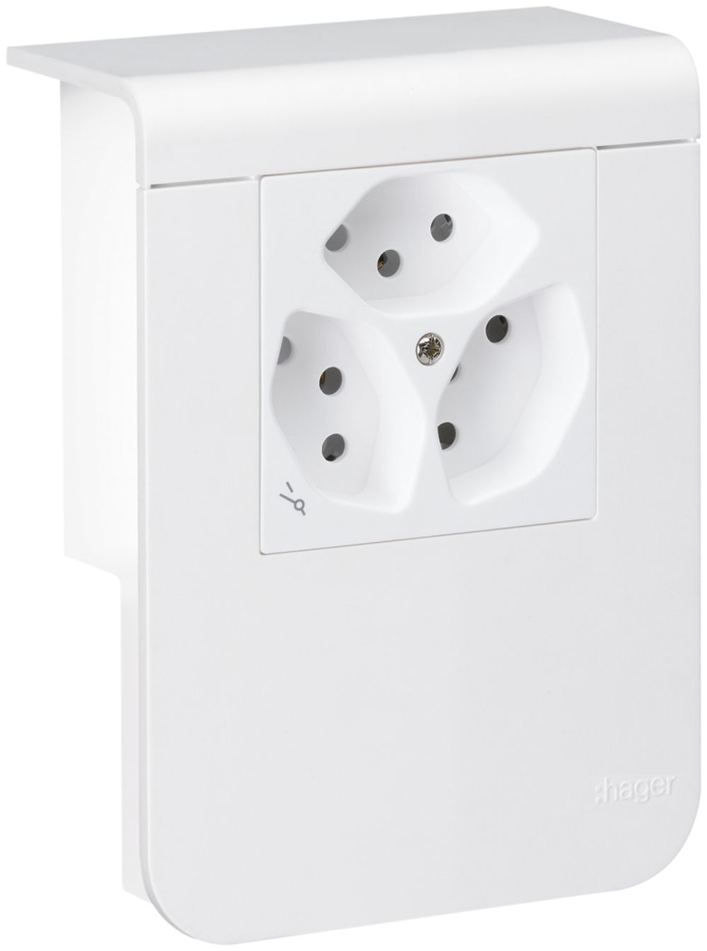 Geräteträger tehalit SL20055 3×T13 1×S, verkehrsweiss