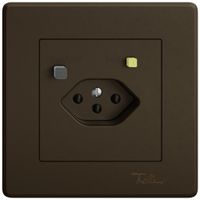 UP-Steckdose FI EDIZIO.liv  1×T13 br