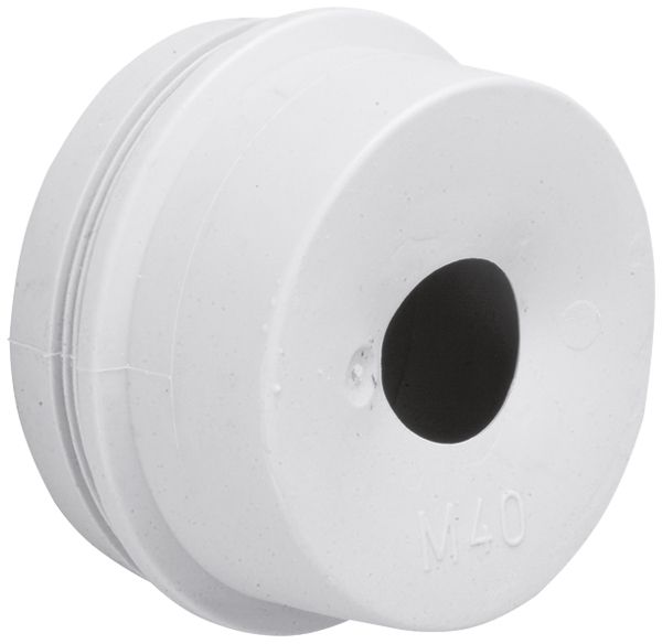 Douille passe-câble Hager 1 câble M40 matière synthétique gris