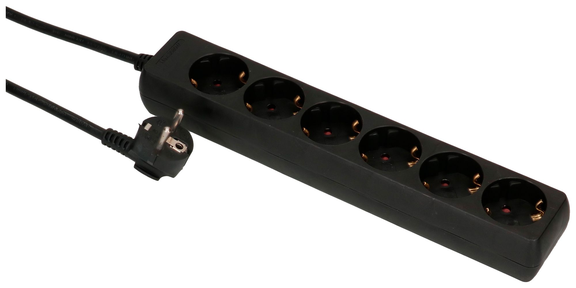 Presa multipla MH Kopp 6×Schuko 1.4m 3×1.5mm² nero