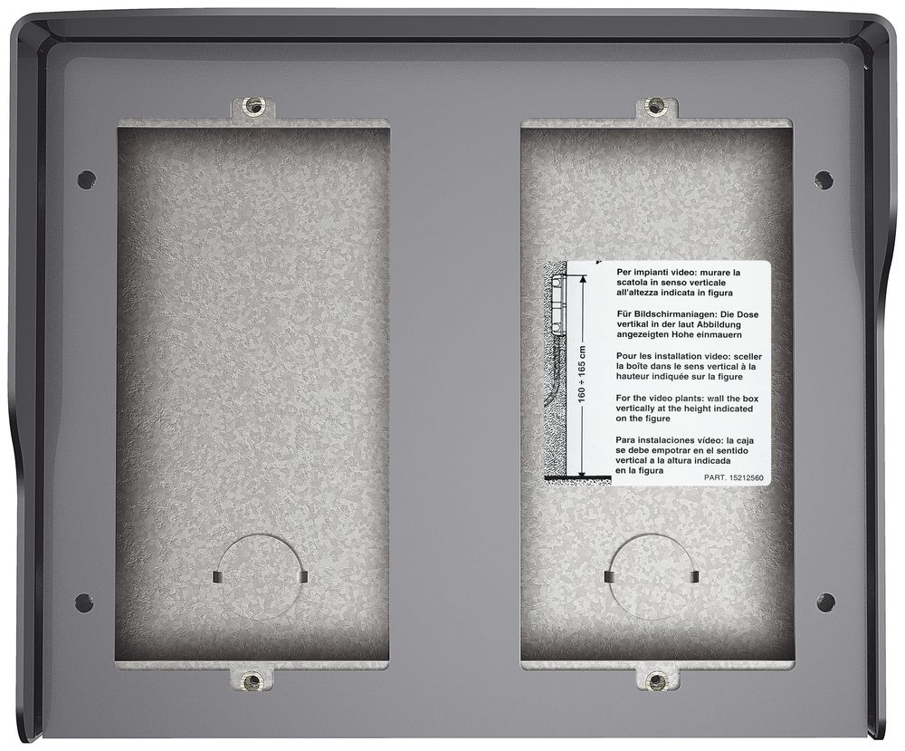 Boîtier AP Sfera 4 modules gris graphite