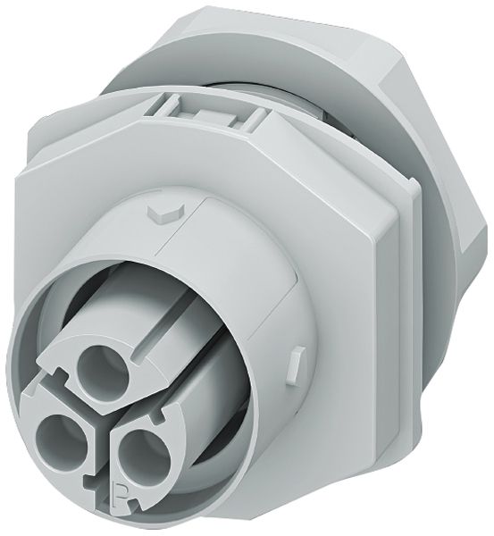Passage de paroi PX IPD W 3P2,5 F M25 GY 2+PE 20A/500V M25 gris clair