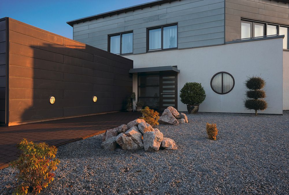 Wandleuchte SLV BULAN GRID, 2×E27 25W rund IP44 anthrazit