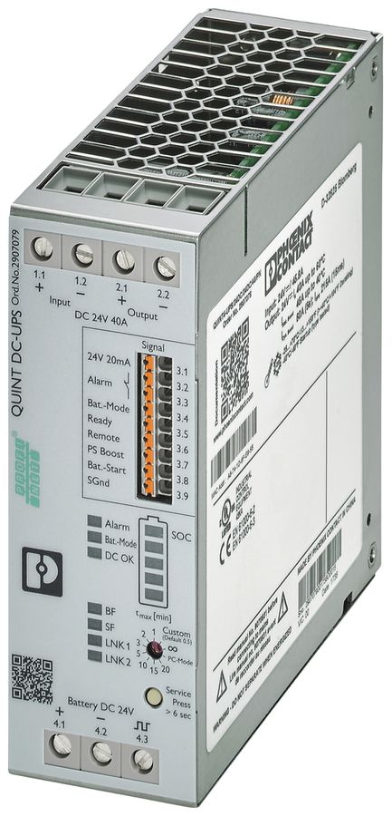 Impianto UPS PX QUINT4-UPS/24DC/24DC/40/PN PROFINET IN:24VDC OUT:24VDC/40A