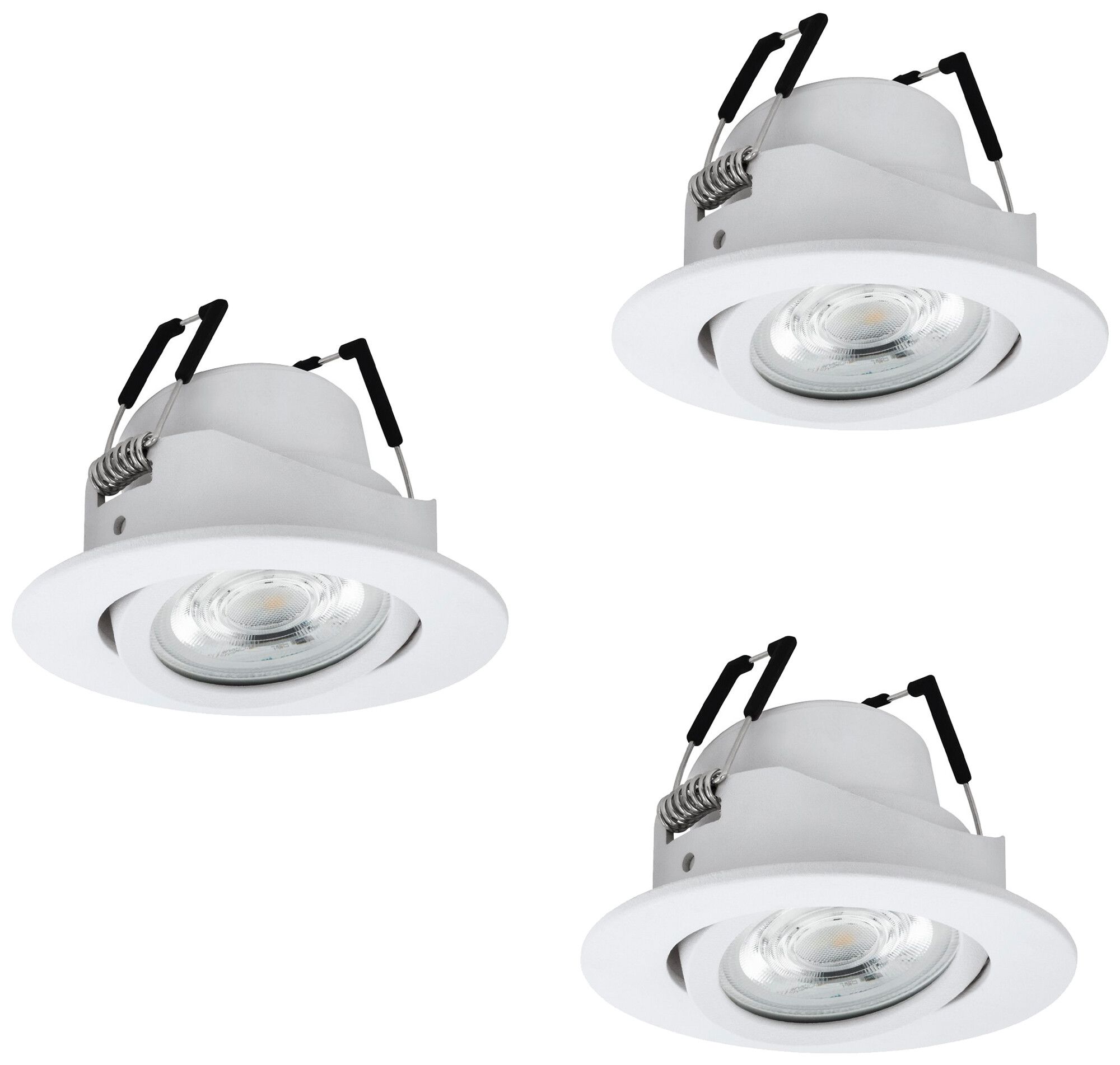 Spot INC Eglo SALICETO-Z 1×4.7W 0…440lm 2700…6500K VAR Ø68mm blanc 3pcs