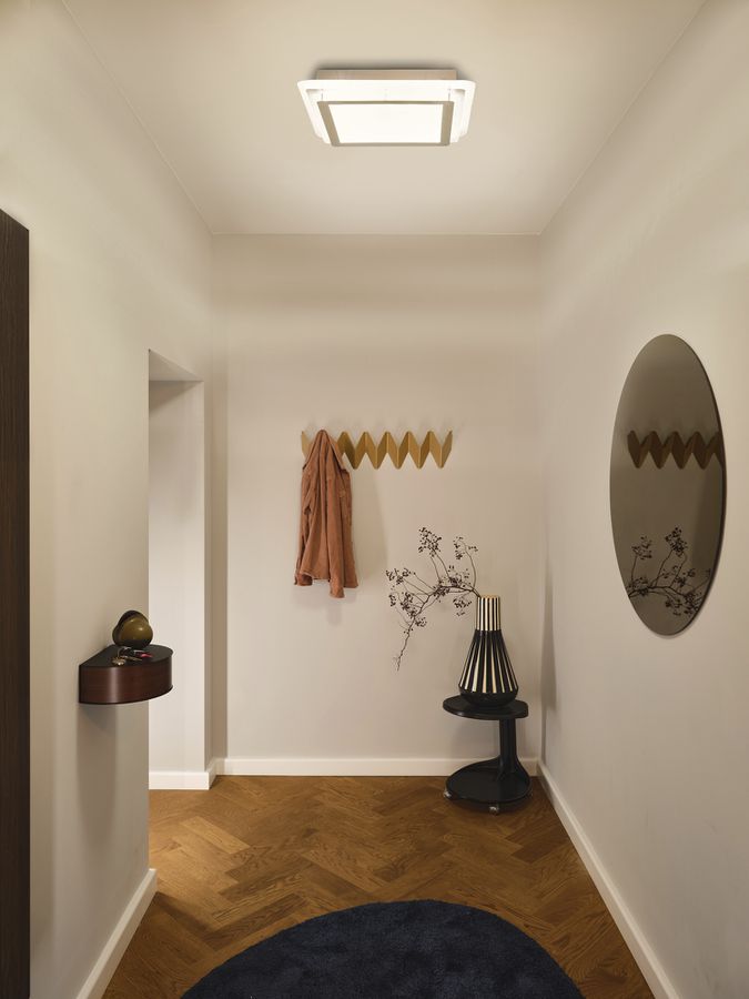 LED-Deckenleuchte LEDVANCE ORBIS SPIRAL Layer 26W 1750lm 3000K 450×450mm weiss