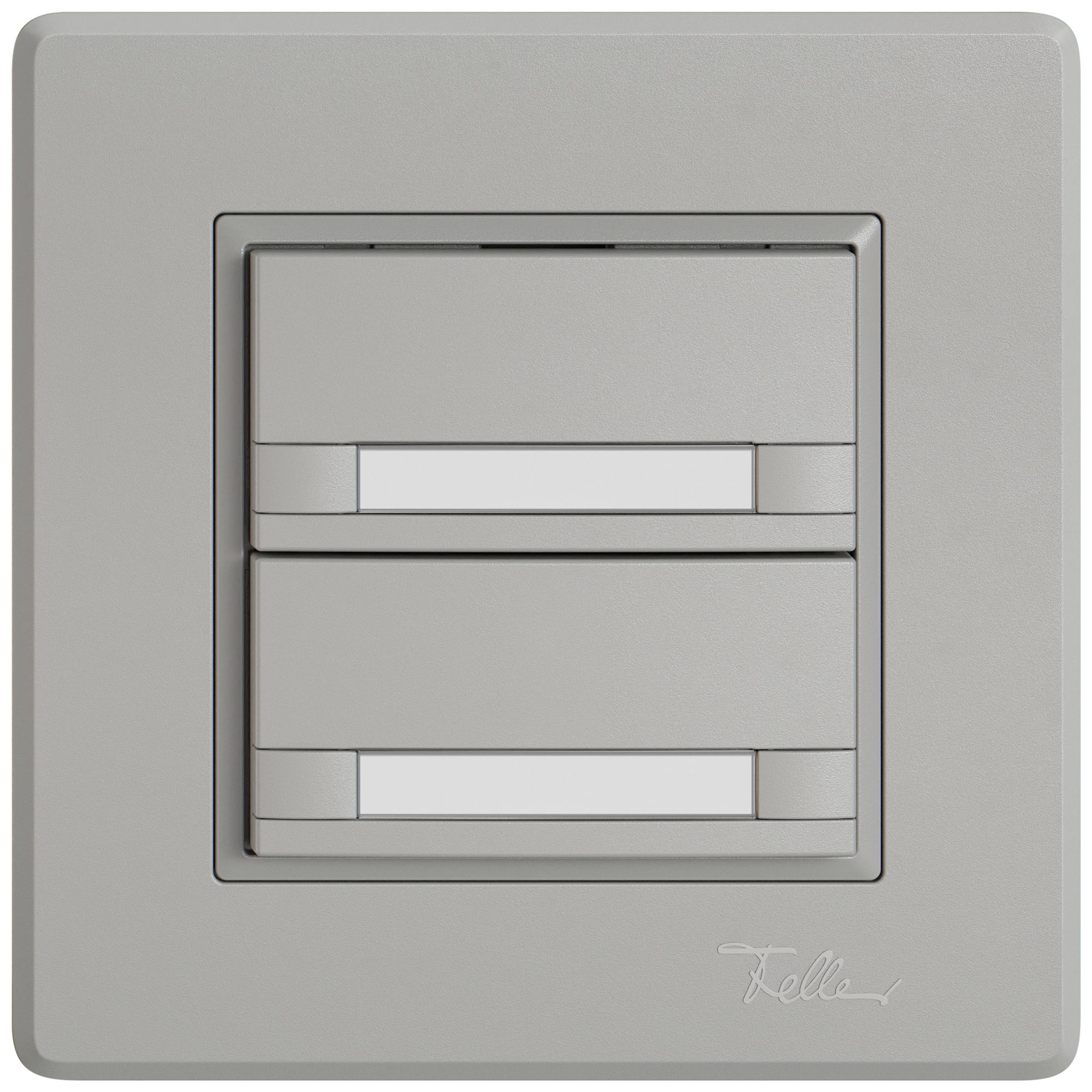 Pulsante KNX RGB INC EDIZIO.liv SNAPFIX® sensore temp.s.LED targ.2× com.2T grc