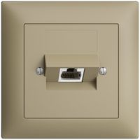 UP-Dose 1×RJ45/s 4P ITplus EDIZIOdue sand