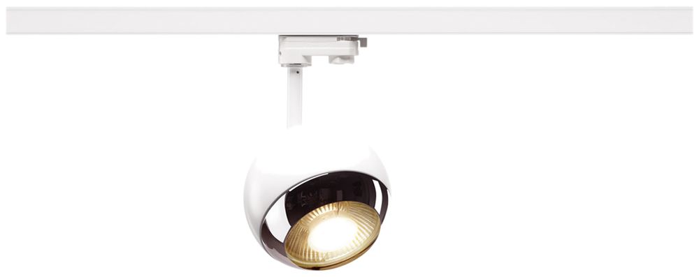 Strahler SLV LIGHT EYE150 S, GU10 mit 3-Phasen-Adapter IP20 weiss/chrom