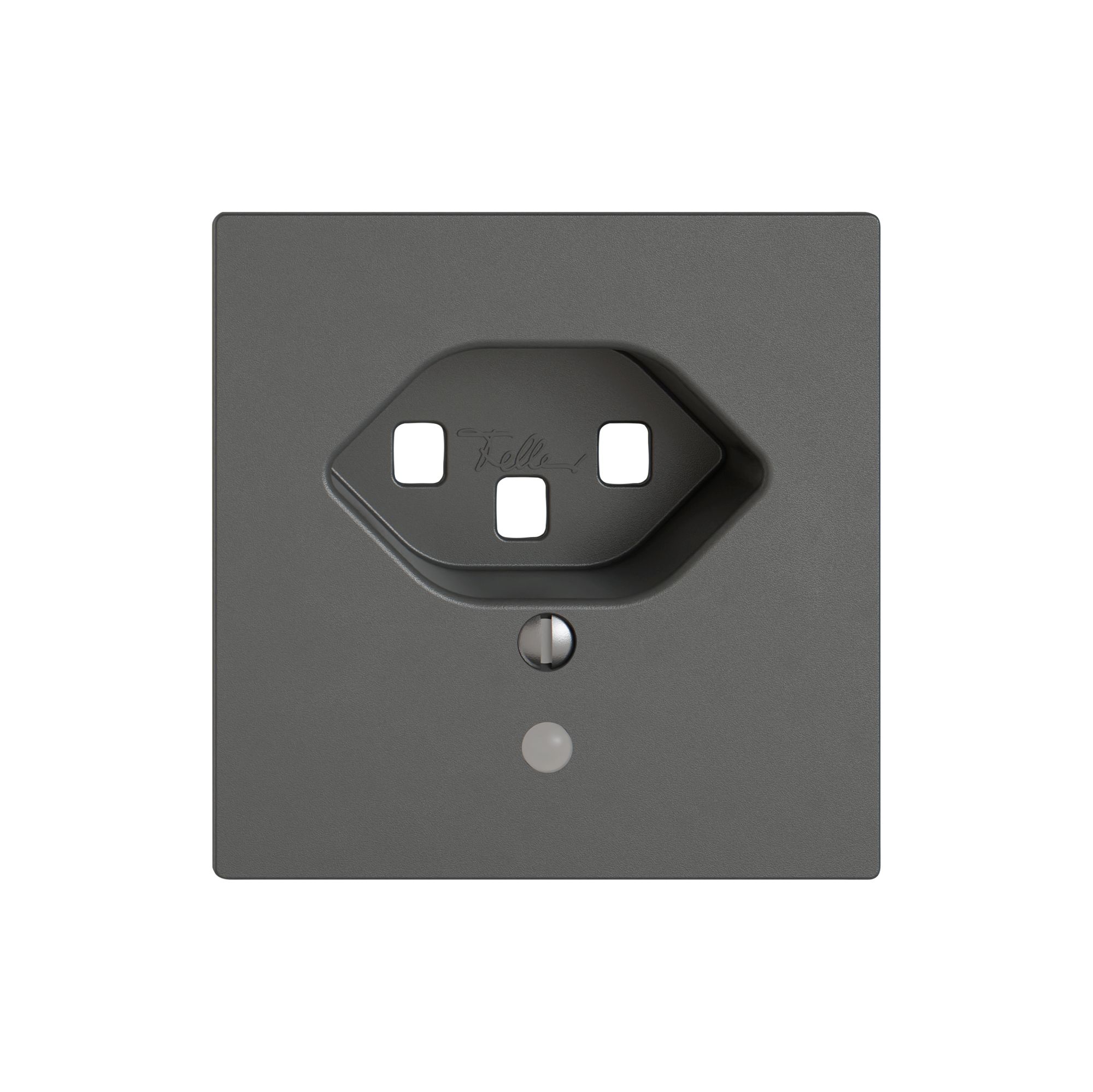 Montageset EDIZIO.liv SNAPFIX® für Steckdose T23 mit Frontlinse dgu