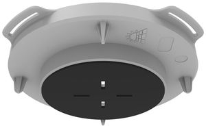 Frontteil Spotbox Mini Flex Ø100mm für Sichtbeton grau