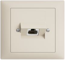 EB-Dose 1×RJ45/s 4P ITplus EDIZIOdue crema