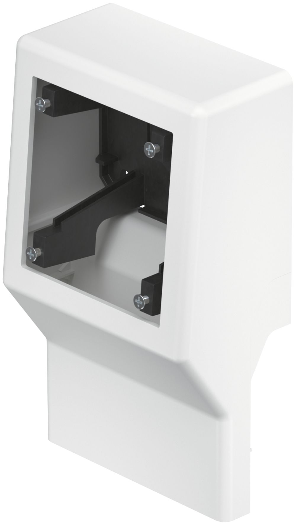 Supporto Bettermann SL 20×50/70 per CH 47×96×144, PVC, bianco puro, 9010