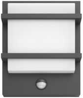 Applique LED Petronia PIR 12W 3000K 1200lm IP44, antracite