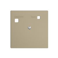 Frontset EDIZIOdue zu FI-Steckdose F, blind, sand