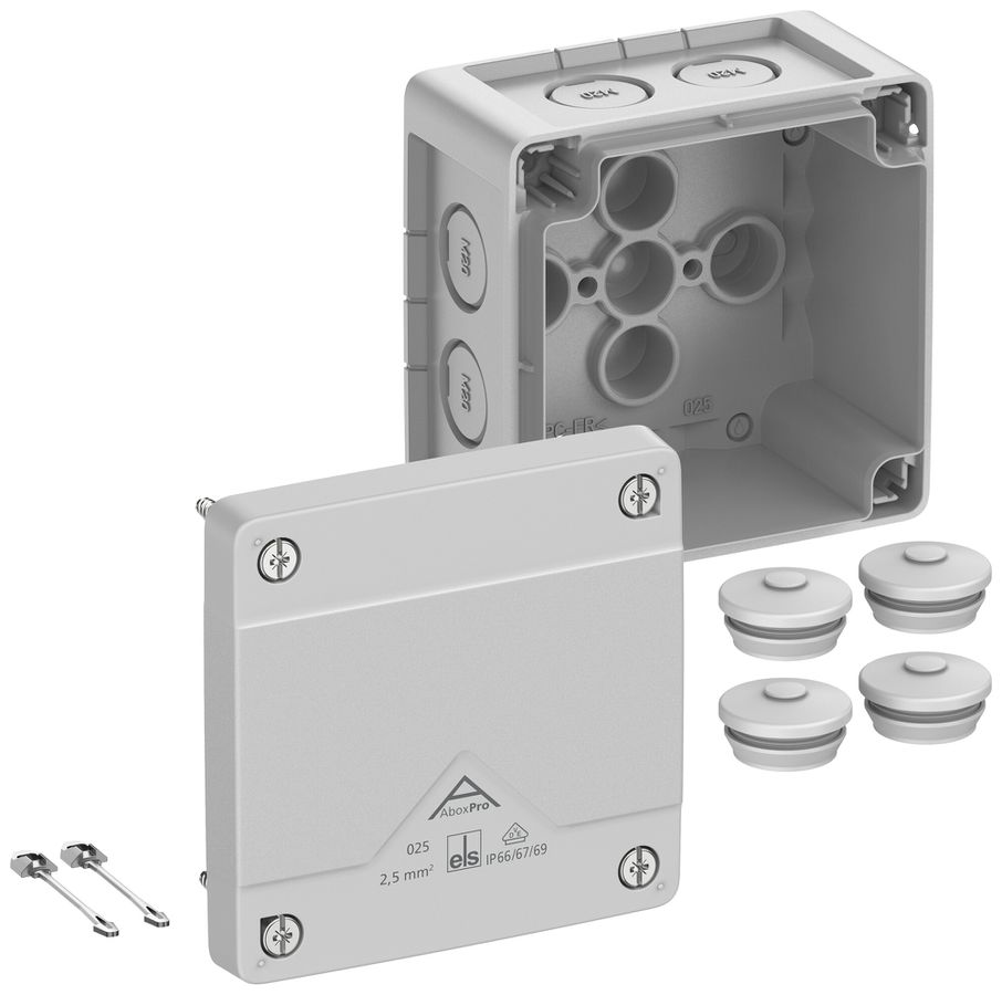 Scatola di derivazione AP Spelsberg Abox Pro 025-L 92×92×60mm IP69 gr