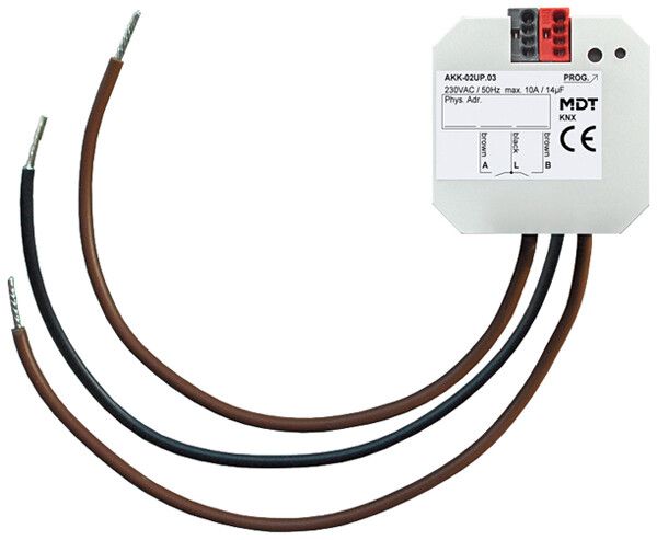 EB-Schaltaktor KNX MDT AKK-02UP.03 2-Kan 10A 230V