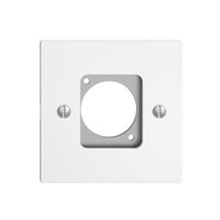 Kit di montaggio per presa XLR EDIZIOdue bianco