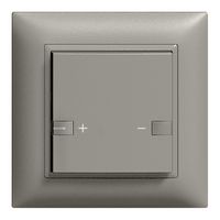 Varialuce INC ZEP 1c/1t 1…10V con LED EDIZIOdue grigio scuro