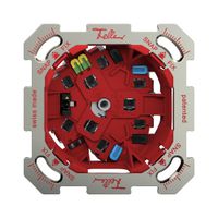 UP-Steckdose Feller SNAPFIX® 3×T23 mit LED gelb