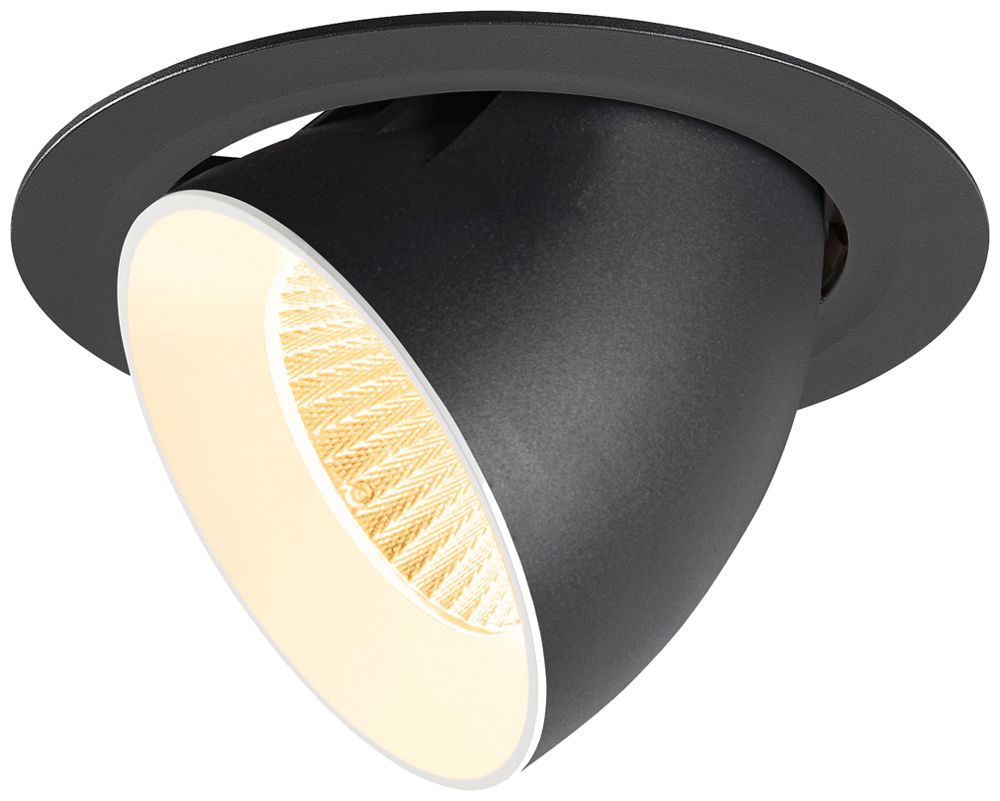 Downlight LED SLV NUMINOS GIMBLE XL 24W 3600lm 3000K NB DALI Ø190×135mm no/bc
