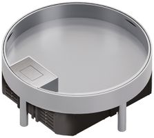 Edelstahlkassette Hager R06 LE 6 32mm rostfreier Stahl