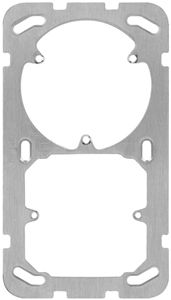 Befestigungsplatte I-I Hager 137×77mm für 2×FA6/M3/XLR