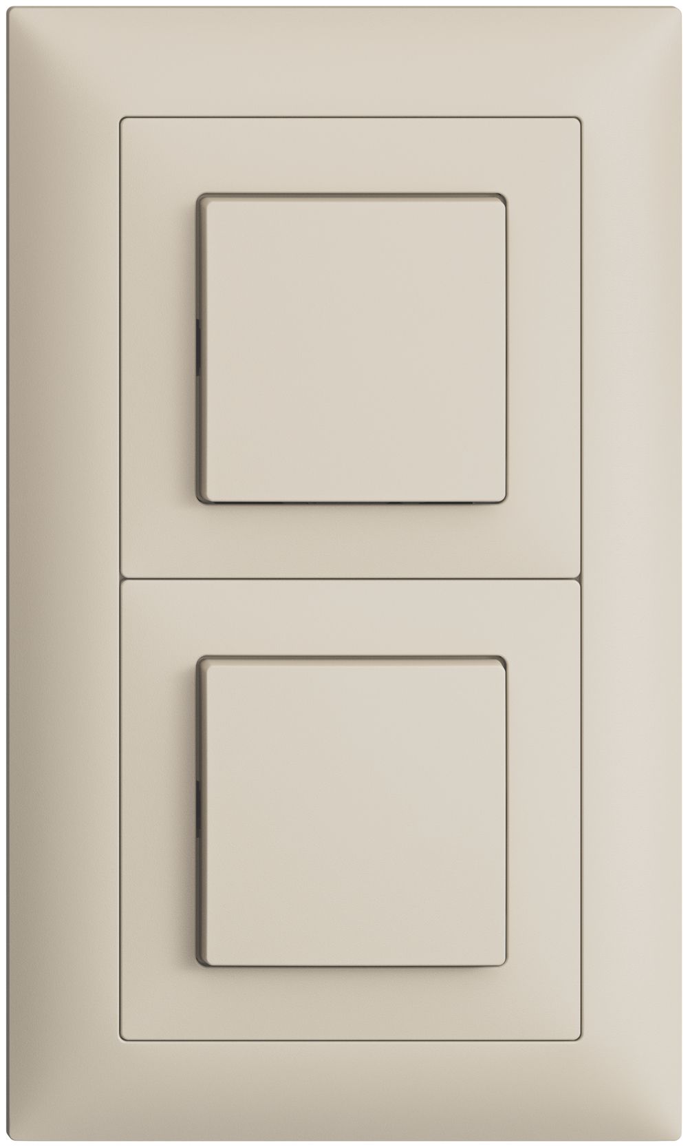 UP-Kombination EDIZIOdue A-R/1P +3/1P crema