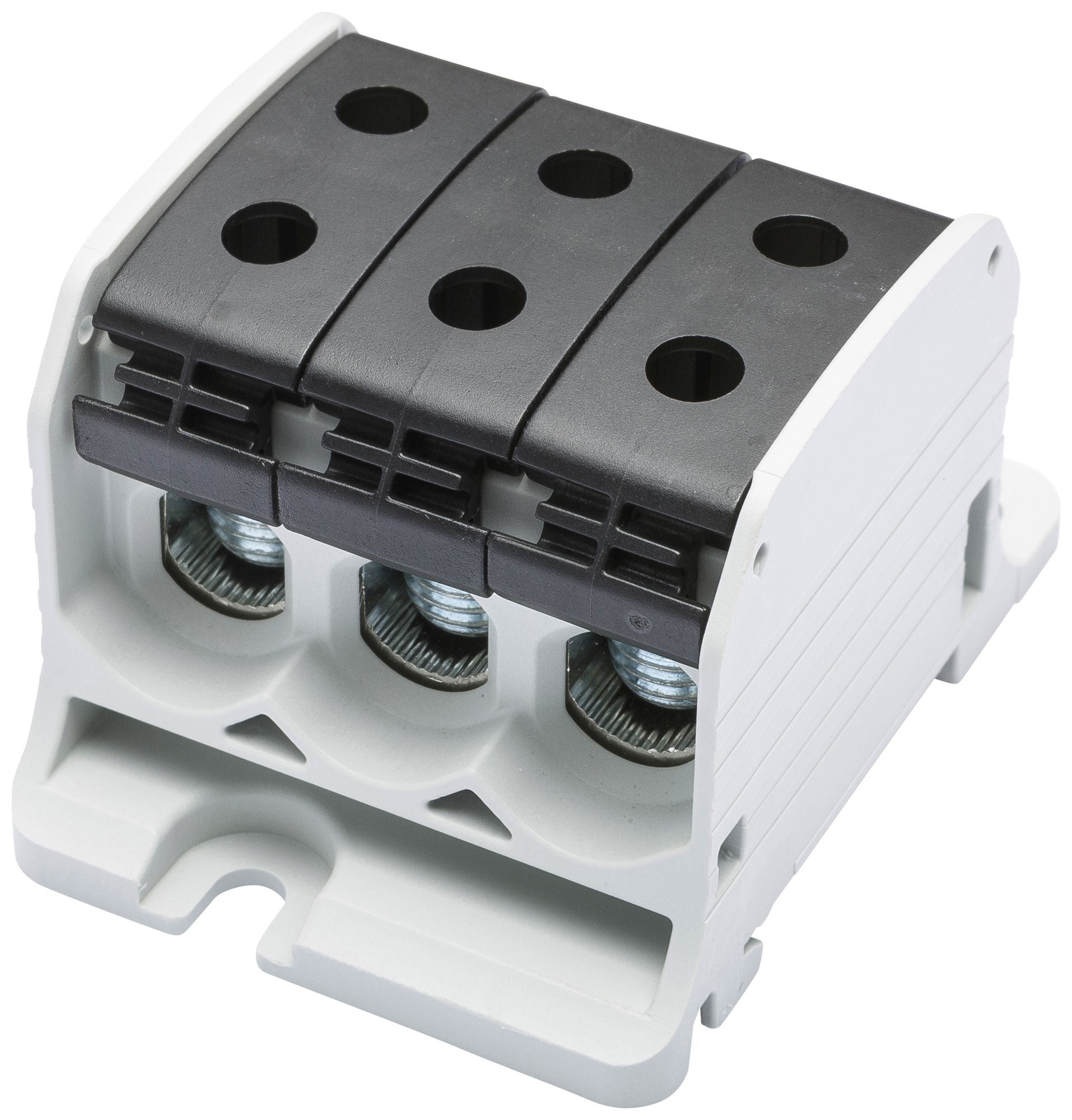 Bloc de distribution Bals RKA 50 1P 150A 3×entrée 3×sortie 4…50mm² noir