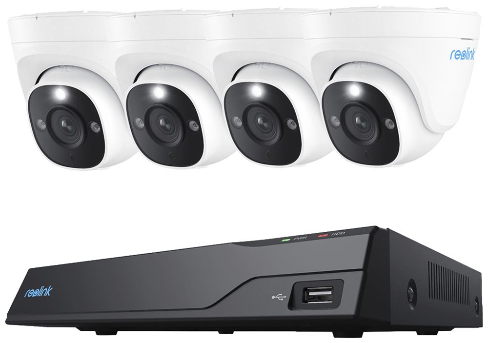Système de surveillance vidéo Reolink NVS8-8MD4 4×caméras 8MP PoE 2TB