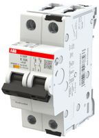 Leitungsschutzschalter ABB MCB S300P 2P 415V Typ K 10A Icn 25kA Icu 25kA 2TE
