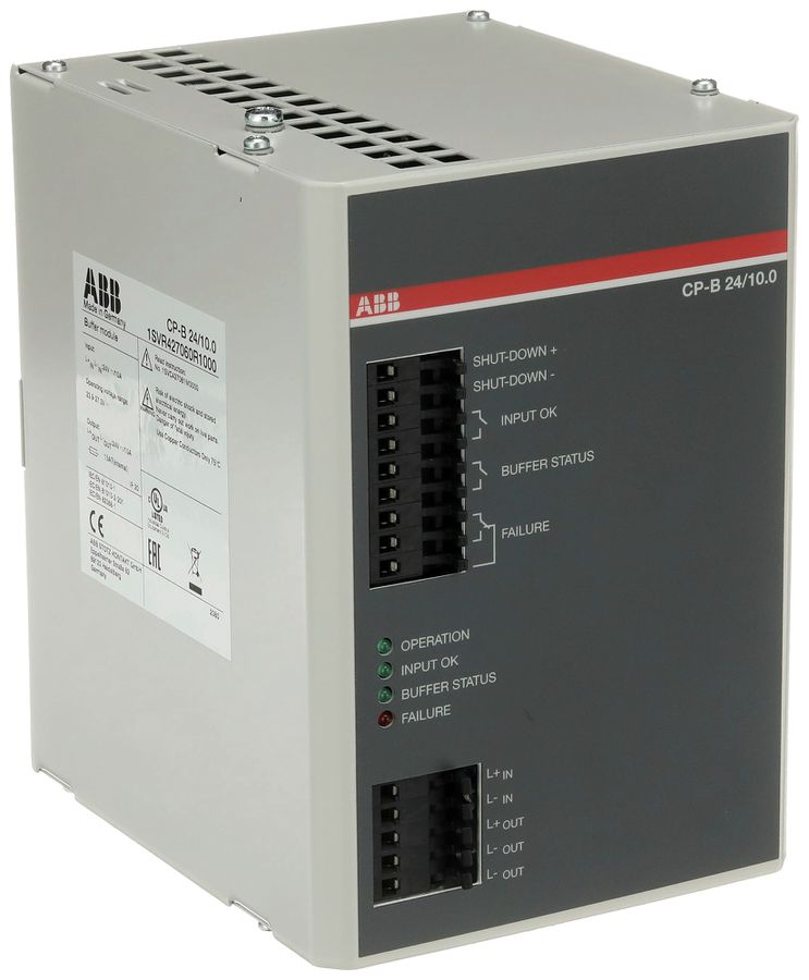 EB-Puffermodul ABB CP-B 24/10.0 24VDC/10A 240W Kapazität 10000Ws